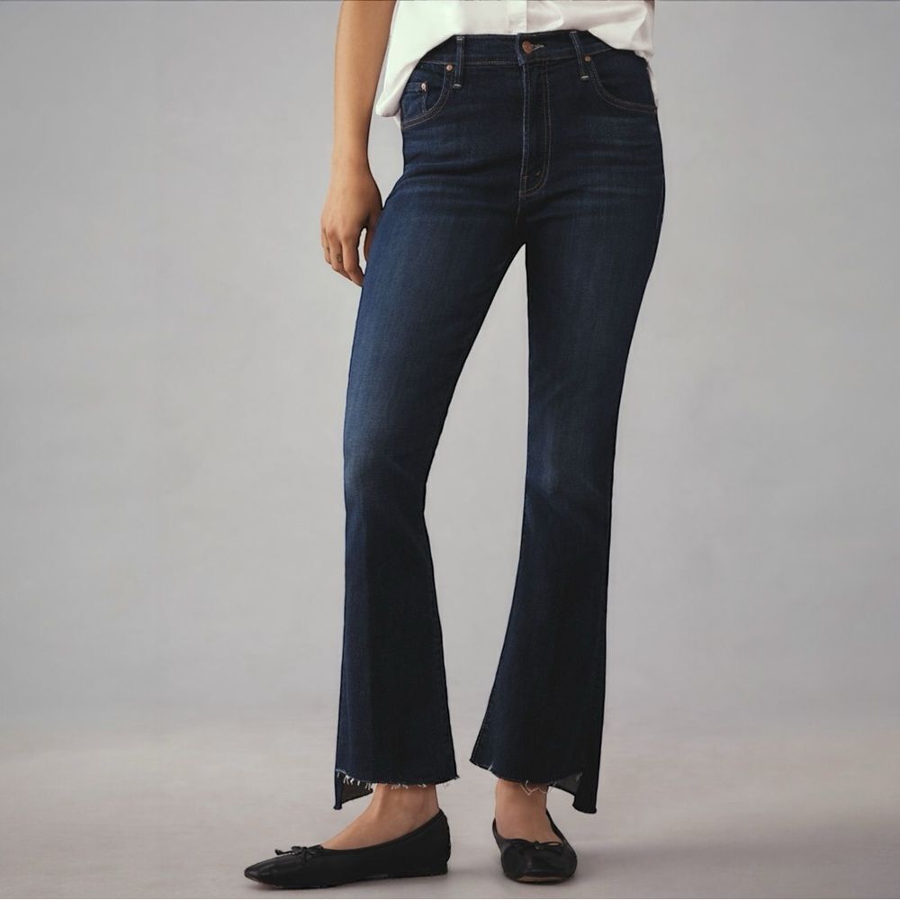 MOTHER Insider Crop Step Fray Off Limits Jeans  Anthropologie